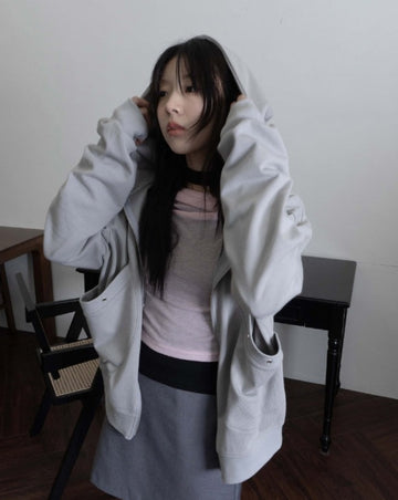 LOA HOOD 5RING ZIP UP